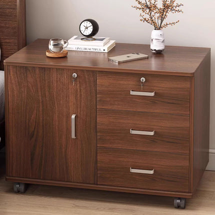 Multi-Functional Large Capacity Lockable Moveable Storage Cabinet With Wheels