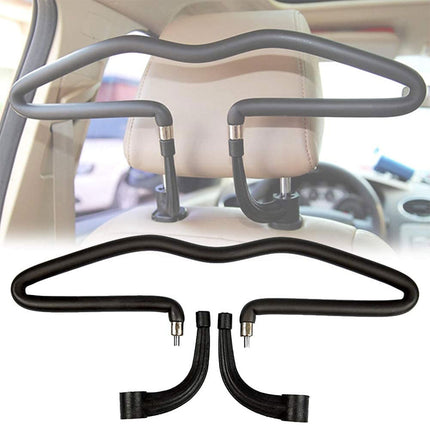 Car Clothes Rack Back Seat Hanger Bar Vehicle Garment Holder Travel Storage Rod