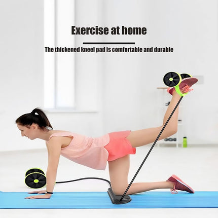 Home Gym Abs Exercise Fitness Abdominal Workout Wheel Roller Machine Equipment