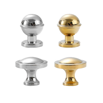 2 Sizes Light Luxury Wardrobe Handles Simple Single Hole Drawer Cabinet Pulls