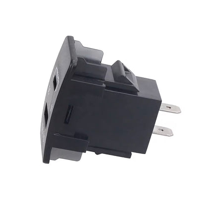 Car USB Charger Socket Adapter 12V 24V Dual Port Power Outlet For Honda Vehicle