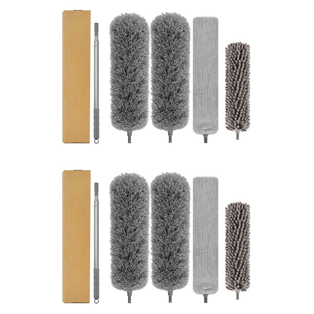 Extendable Feather Long Duster Telescopic Microfiber Dust Handle Home Cleaner