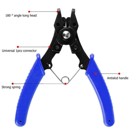 4In1 Circlip Plier Set Combination Snap Ring Plier Retaining Clip Plier - Aimall