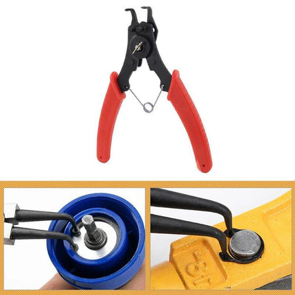 4In1 Circlip Plier Set Combination Snap Ring Plier Retaining Clip Plier - Aimall