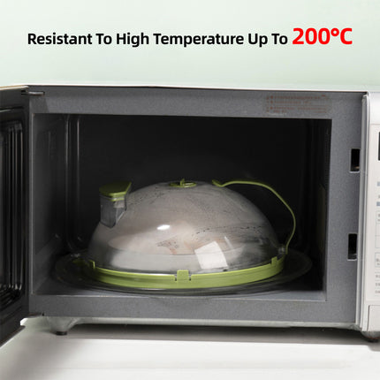 Microwave Oven Cover Large Heat Resistant Splatter Lid Food Plate Guard Kitchen