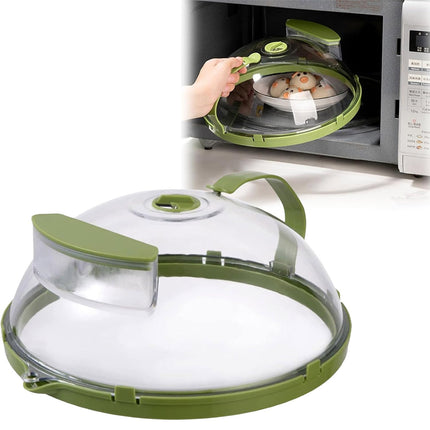 Microwave Oven Cover Large Heat Resistant Splatter Lid Food Plate Guard Kitchen