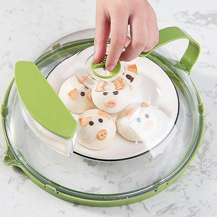 Microwave Oven Cover Large Heat Resistant Splatter Lid Food Plate Guard Kitchen