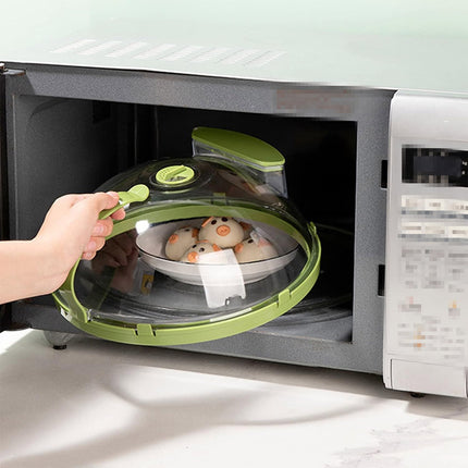 Microwave Oven Cover Large Heat Resistant Splatter Lid Food Plate Guard Kitchen