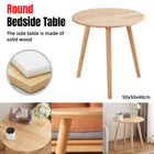 50x40cm Small Round Table Home Use Compact Dining Table Living Room Side Table