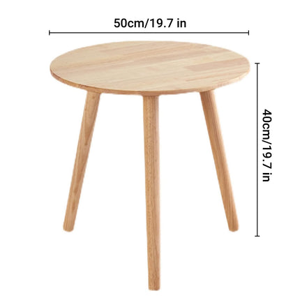 50x40cm Small Round Table Home Use Compact Dining Table Living Room Side Table