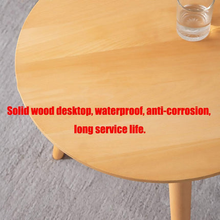 50x40cm Small Round Table Home Use Compact Dining Table Living Room Side Table
