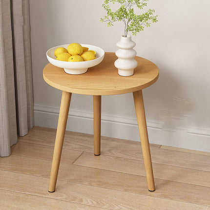 50x40cm Small Round Table Home Use Compact Dining Table Living Room Side Table