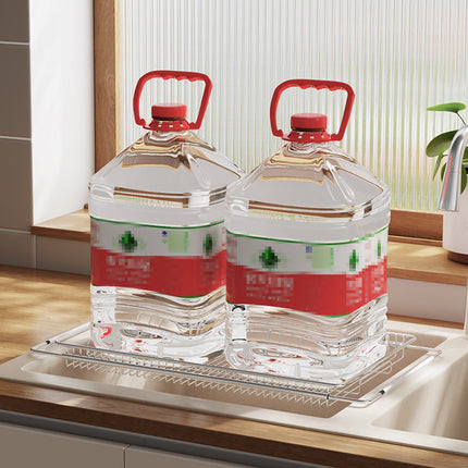 Sink Drain Basket Retractable Stainless Steel Dish Rack Kitchen Storage Filter