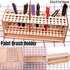 Wooden Pen Holder Storage Organizer Shelf for Desk Office Stationery Supplies