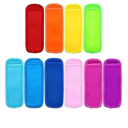 Colorful Icy Pole Holders Zooper Dooper Cover Kids Ice Lolly Iceblock - Aimall