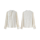 New Chinese Style Guofeng Long Sleeve Shirt Women Elegant Top Fashion Blouse - Aimall