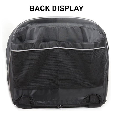 Lawn Mower Tractor Seat Cover 2 Large Side Storage Bag Outdoor Protector Gear