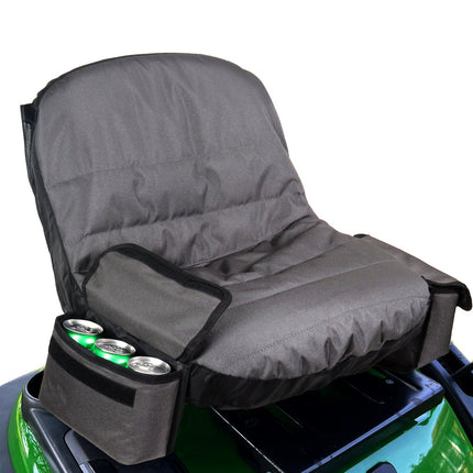 Lawn Mower Tractor Seat Cover 2 Large Side Storage Bag Outdoor Protector Gear