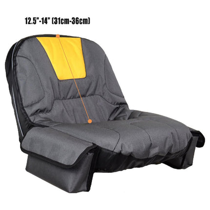 Lawn Mower Tractor Seat Cover 2 Large Side Storage Bag Outdoor Protector Gear
