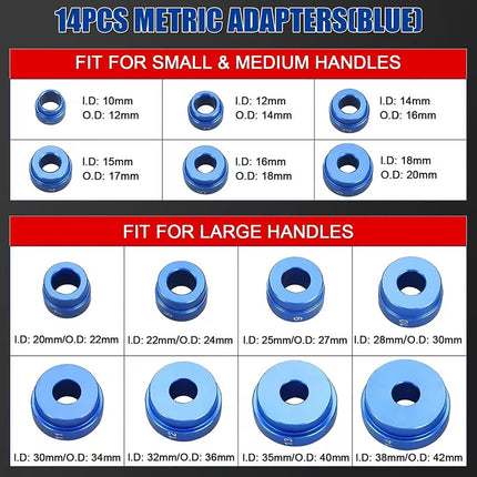 33pcs Professional Front Wheel Bearing Seal Removal Installer Tool Kit Set Kit