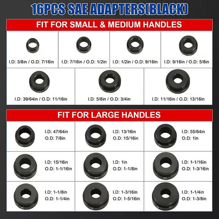 33pcs Professional Front Wheel Bearing Seal Removal Installer Tool Kit Set Kit