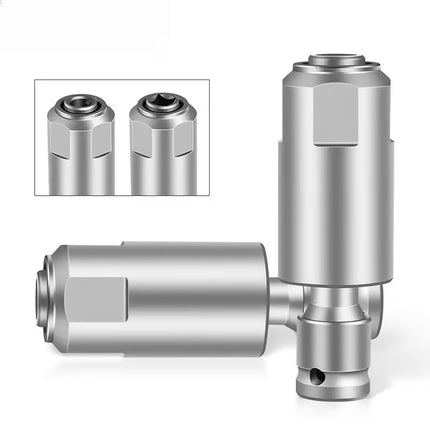2pcs Drill Bit Socket Adapter Converter Extension Set Square/SDS-Plus Shank Use