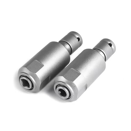 2pcs Drill Bit Socket Adapter Converter Extension Set Square/SDS-Plus Shank Use