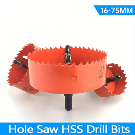 11Pcs Woodworking Hole Saw Kit Multi Size Cutter Drill Bit Carpentry Tool DIY