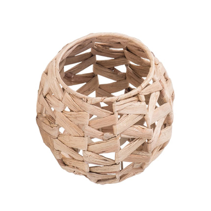 Natural Straw Woven Lampshade 22x18cm Rattan Style Pendant Light Shade Decor