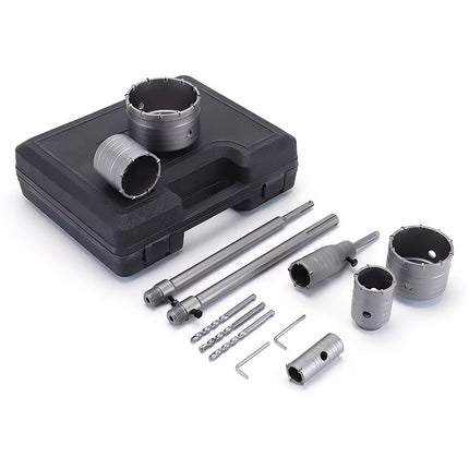 15Pcs Wall Hole Opener Set Masonry Bits Anchors Expansion Bolts DIY Tools