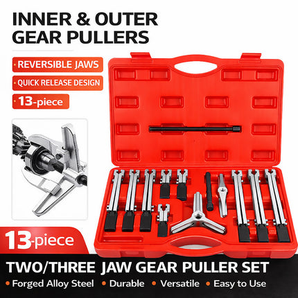 13pcs Automotive Internal External Bearing Puller Removal Repair Kit Set Tool