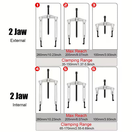 13pcs Automotive Internal External Bearing Puller Removal Repair Kit Set Tool