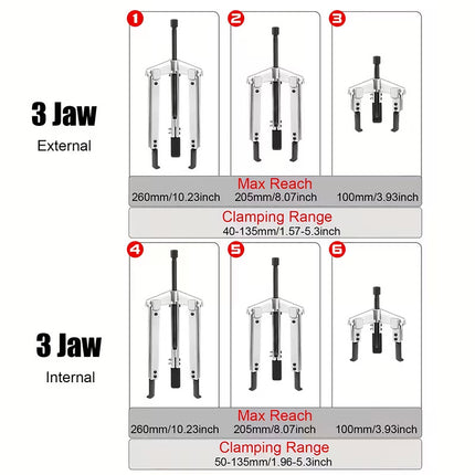 13pcs Automotive Internal External Bearing Puller Removal Repair Kit Set Tool