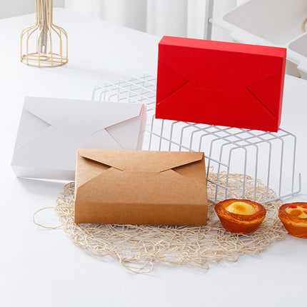 50PCS Baking Dessert Packaging Boxes Wear-Resistant for Pastry Cake Gift Use