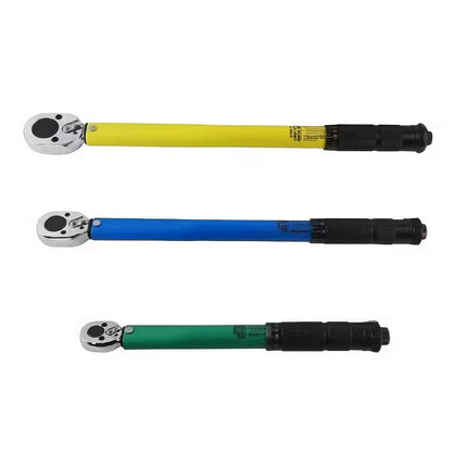 3Pcs Automotive Tire Torque Wrench Set Preset Adjustable Ratcheting Car Bike
