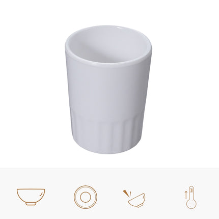 10PCS Shatterproof Coffee Tumbler Mug Insulated Melamine Cup for Home Outdoor