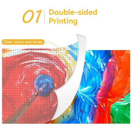 500Sheets A4 Coated Paper Premium High-Quality Print Clearly for Printing Use