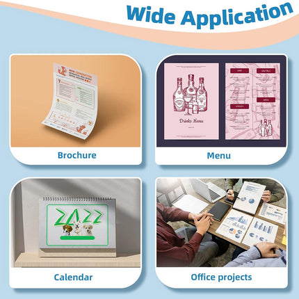 500Sheets A4 Coated Paper Premium High-Quality Print Clearly for Printing Use