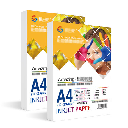 500Sheets A4 Coated Paper Premium High-Quality Print Clearly for Printing Use