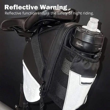 1.5L Bike Seat Bag Mountain Bicycle Tail Pouch Waterproof Kettle Storage Bag
