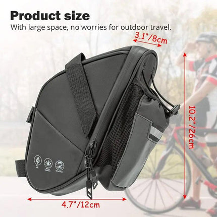 1.5L Bike Seat Bag Mountain Bicycle Tail Pouch Waterproof Kettle Storage Bag
