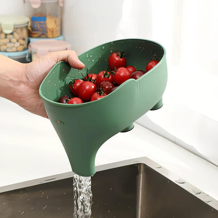 Kitchen Drain Basket Sink Elephant Clean Leftover Sink Strainer Fruit Vegetable