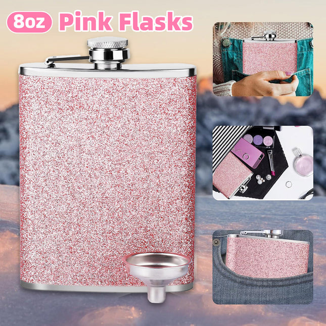 Wine Jug 8oz Stainless Steel Portable Outdoor Wine Flask Bottle Travel Camping