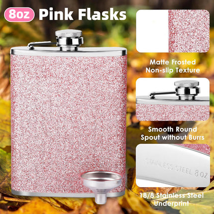 Wine Jug 8oz Stainless Steel Portable Outdoor Wine Flask Bottle Travel Camping