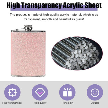 Wine Jug 8oz Stainless Steel Portable Outdoor Wine Flask Bottle Travel Camping