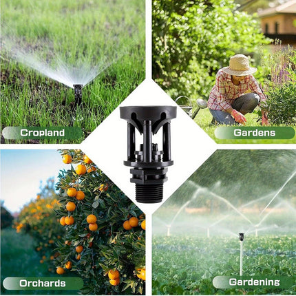 10pcs Atomizing Nozzles Water Spray Heads for Lawn Garden Green Belts Irrigation