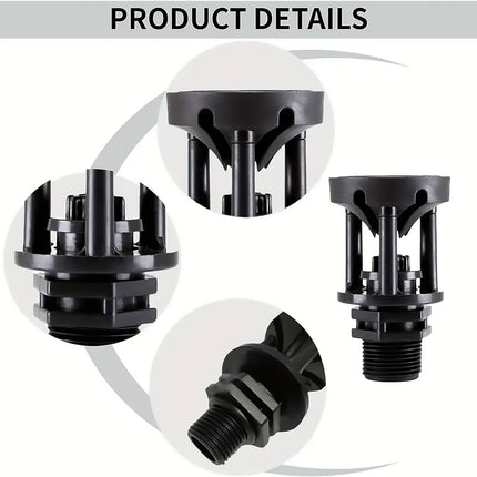 10pcs Atomizing Nozzles Water Spray Heads for Lawn Garden Green Belts Irrigation