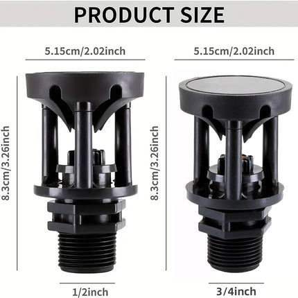 10pcs Atomizing Nozzles Water Spray Heads for Lawn Garden Green Belts Irrigation