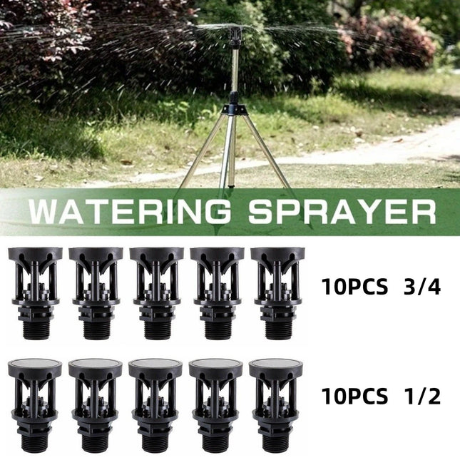 10pcs Atomizing Nozzles Water Spray Heads for Lawn Garden Green Belts Irrigation