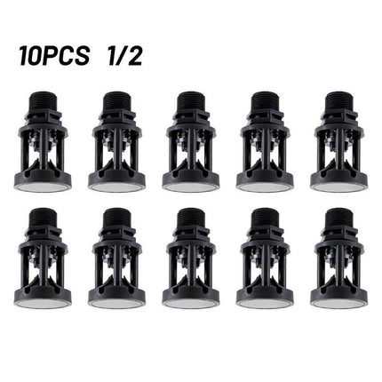 10pcs Atomizing Nozzles Water Spray Heads for Lawn Garden Green Belts Irrigation